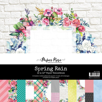 Spring Rain 12x12 Paper Collection 20288 - Paper Rose Studio