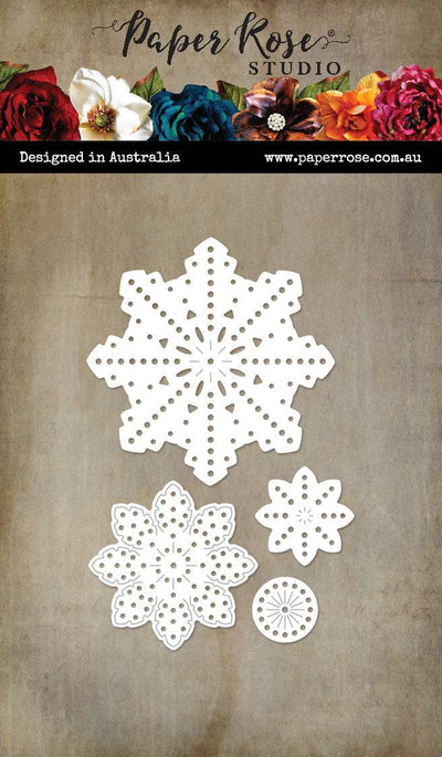 Stitching Snowflake Set Metal Cutting Die 26350 - Paper Rose Studio