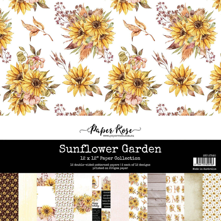 Sunflower Garden 12x12 Paper Collection 27580 - Paper Rose Studio