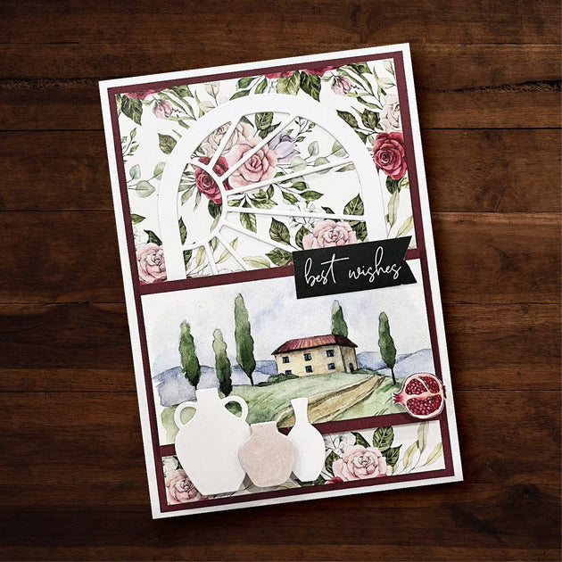 Sunset Arch Window Metal Cutting Die 29014 – Paper Rose Studio
