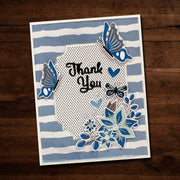 Thank You Small Metal Cutting Die 16889 - Paper Rose Studio