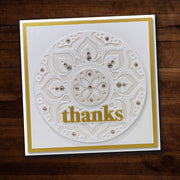 Thanks Chunky Double Layered Metal Cutting Die 19541 - Paper Rose Studio