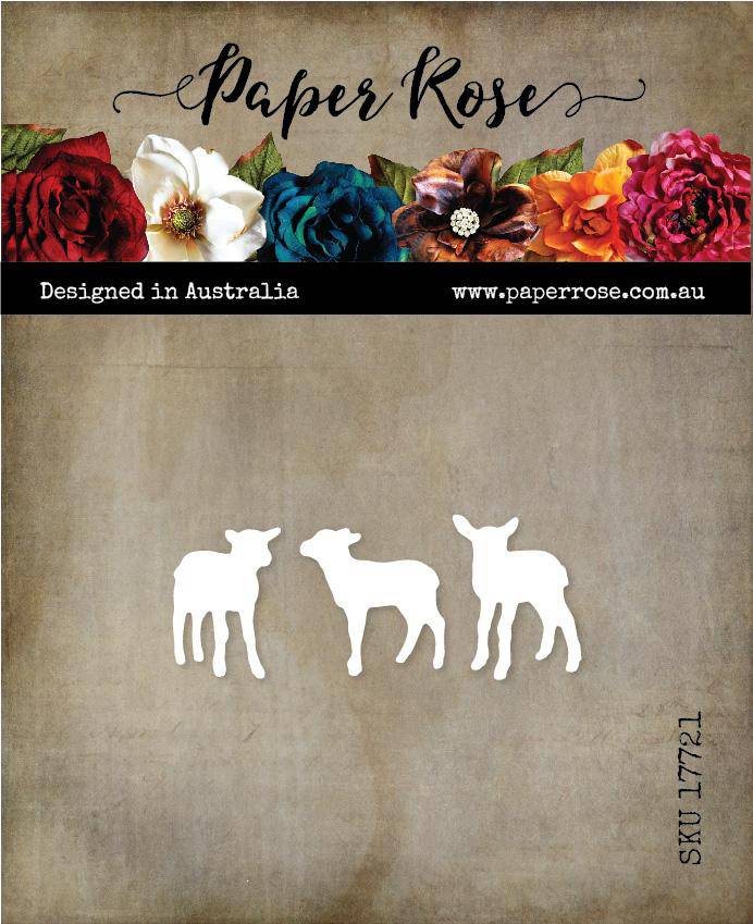 Three Little Lambs Metal Cutting Die 17721 - Paper Rose Studio