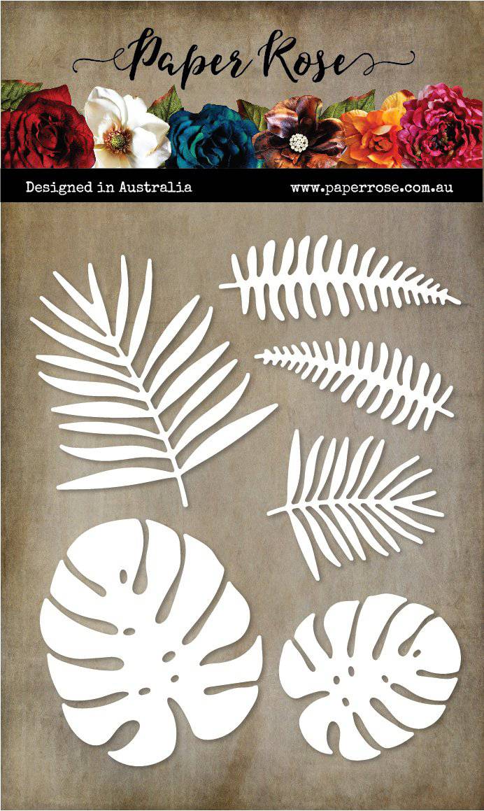 Tropical Leaves Metal Cutting Die 20132 - Paper Rose Studio