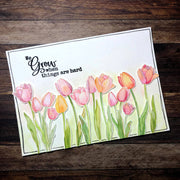 Tulips Metal Die Set 17302 - Paper Rose Studio