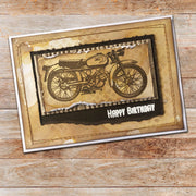 Vintage Motorcycle Clear Stamp Set 17604 - Paper Rose Studio