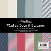 Winter Dots & Stripes 6x6 Paper Collection 22891 - Paper Rose Studio