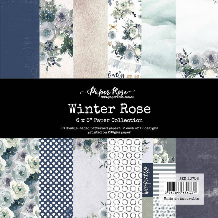 Winter Rose 6x6 Paper Collection 20706 - Paper Rose Studio