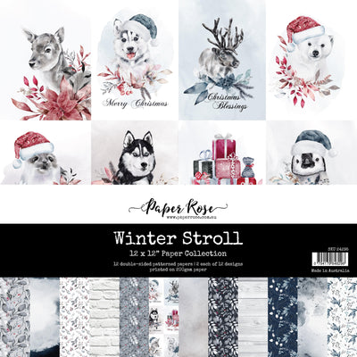 Winter Stroll 12x12 Paper Collection 24295 - Paper Rose Studio