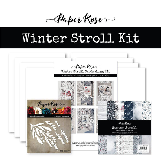 Winter Stroll Cardmaking Kit 24382 - Paper Rose Studio